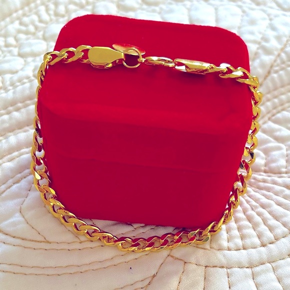 Men's Minimalist Cuban Chain Bracelets, NWOT - Picture 5 of 11